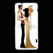 Coque HTC One Max Couple glamour dessin