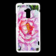 Coque HTC One Max Fleur en peinture