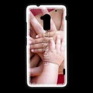 Coque HTC One Max Famille main dans la main