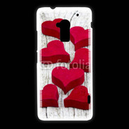 Coque HTC One Max Coeur en bois