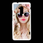 Coque HTC One Max Femme glamour avec chihuahua