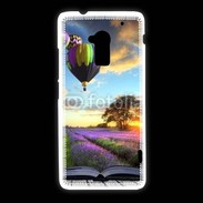 Coque HTC One Max Montgolfière et lavande 