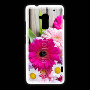 Coque HTC One Max Bouquet de fleur sur bois