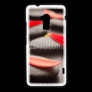 Coque HTC One Max Galet et pétales