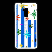 Coque HTC One Max Drapeau Uruguay cannabis