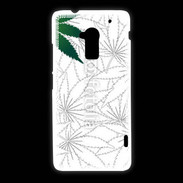 Coque HTC One Max Fond cannabis