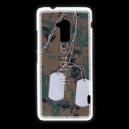 Coque HTC One Max plaque d'identité soldat américain
