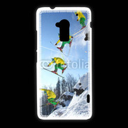 Coque HTC One Max Ski freestyle en montagne 20