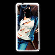 Coque HTC One Max Brune fashion 1