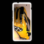 Coque HTC One Max Belle voiture jaune et noire
