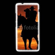Coque HTC One Max Silhouette de cowboy