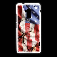 Coque HTC One Max Drapeau et monnaie américaine