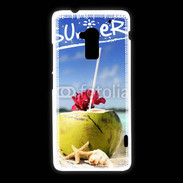 Coque HTC One Max Noix de coco sur la plage 5
