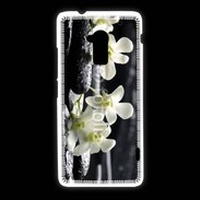 Coque HTC One Max Orchidée blanche Zen 11
