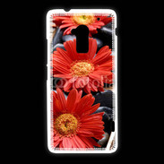 Coque HTC One Max Fleurs Zen rouge 10