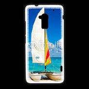Coque HTC One Max Bateau plage de Cuba