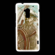 Coque HTC One Max Illustration capitaine de navire