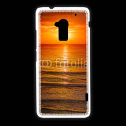Coque HTC One Max Couché de soleil mer 2