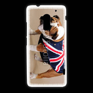 Coque HTC One Max Bulldog anglais en tenue