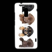 Coque HTC One Max Alignement de petits chiens