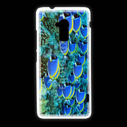 Coque HTC One Max Banc de poissons bleus