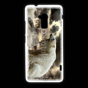 Coque HTC One Max Ours blanc en colère