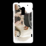 Coque HTC One Max Bulldog village people