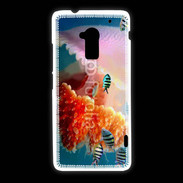 Coque HTC One Max Méduse géante et poissons