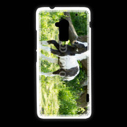Coque HTC One Max Poulain noir et blanc