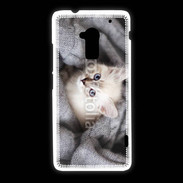 Coque HTC One Max Chaton aux yeux bleus 10