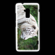 Coque HTC One Max Magnifique tigre blanc