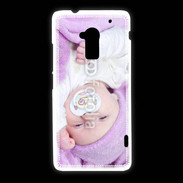 Coque HTC One Max Amour de bébé en violet