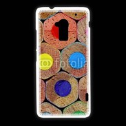 Coque HTC One Max Art crayon de couleur