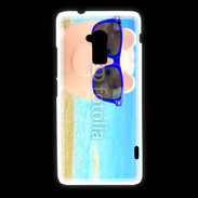 Coque HTC One Max Cochon à la mer