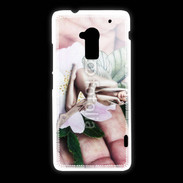 Coque HTC One Max Jolie femme avec des ailes de Papillon