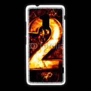 Coque HTC One Max Deux en feu