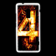 Coque HTC One Max Quatre en feu