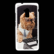 Coque HTC One Max Chien informaticien