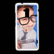 Coque HTC One Max jeune Geek avec clavier