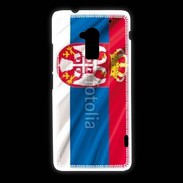 Coque HTC One Max Drapeau Serbie
