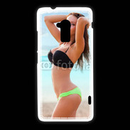 Coque HTC One Max Belle femme à la plage 10