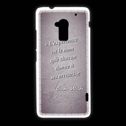 Coque HTC One Max Expérience Violet Citation Oscar Wilde
