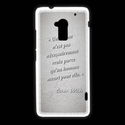 Coque HTC One Max Chose vraie Citation Oscar Wilde