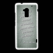 Coque HTC One Max Société rêveur Vert Citation Oscar Wilde