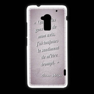 Coque HTC One Max Avis gens Rose Citation Oscar Wilde