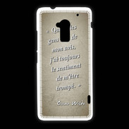 Coque HTC One Max Avis gens Sepia Citation Oscar Wilde