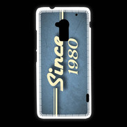 Coque HTC One Max Since 1980 Bleu