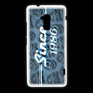 Coque HTC One Max Since crane bleu 1986