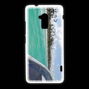 Coque HTC One Max Bord de plage en bateau