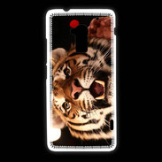 Coque HTC One Max Portrait de tigre PB 5